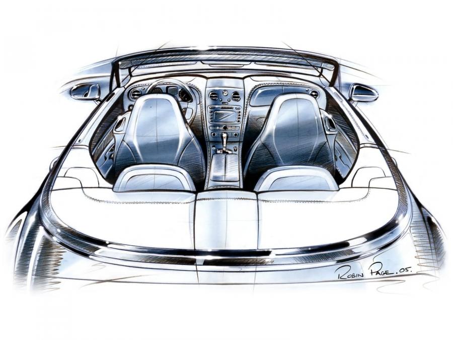 Эскиз Bentley Continental GTC 2006 года  (фото 12 из 34)